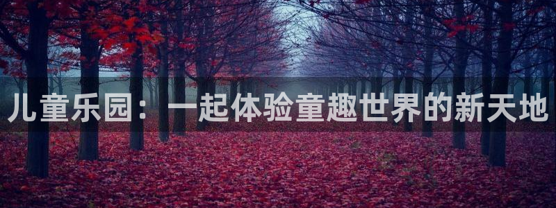 益达娱乐下载地址：儿童乐园：一起体验童趣世界的新天地