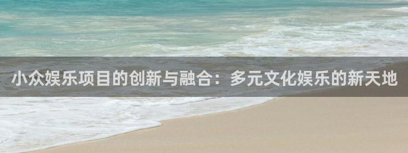 益达娱乐网站平台：小众娱乐项目的创新与融合：多元文化娱乐的新天地